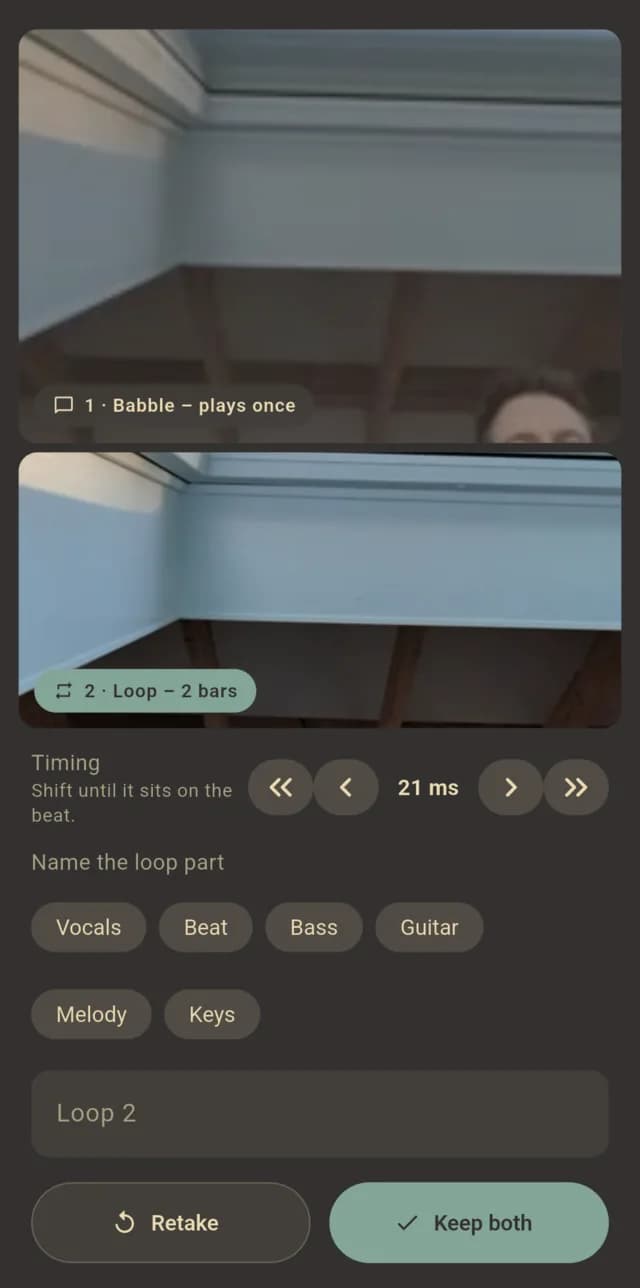 LowQart review of a Babble & Loop take: the babble part and the loop made of its last two bars